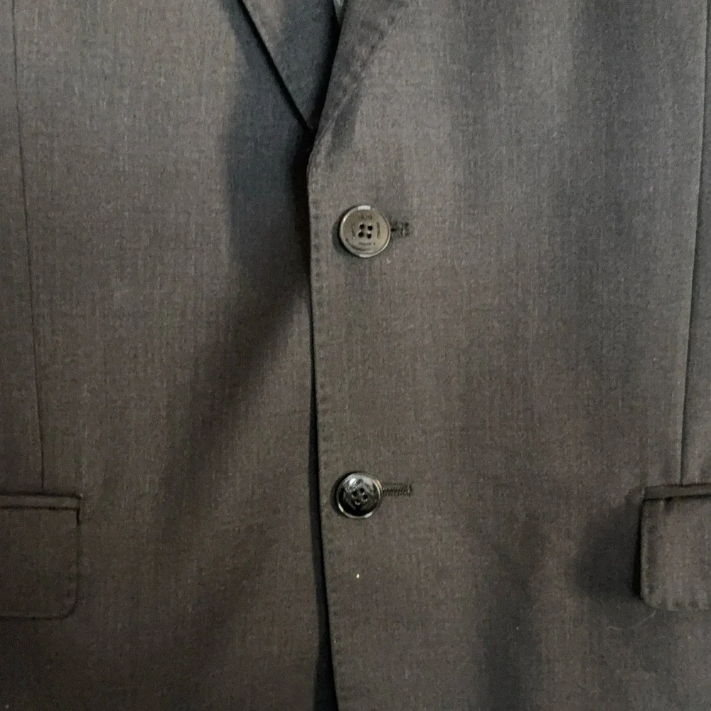 Versace 19.78 Tailored Fit Blazer Jacket Black 44R Men's 100% Wool
